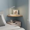 Relaxdays Eckregal Wand Walnussholz Bild 3