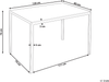 Esstisch NEWFIELD 120 cm 80 cm Heller Holzfarbton Bild 2
