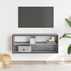 vidaXL TV-Schrank Grau Sonoma 100x31x39,5 cm Holzwerkstoff und Metall 848937 Bild 3