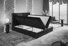 AX LIVING Boxspringbett Bonio III – 120 cm Breite mit Topper Schwarz Bild 3