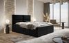 AX LIVING Boxspringbett Bonio III – 120 cm Breite mit Topper Schwarz Bild 2