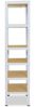 shelfplaza HOME 200x40x40 cm Schwerlastregal in weiß mit 6 Böden und 145 kg Traglast pro Boden Bild 5