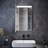 SONNI Badezimmerspiegelschrank Badezimmerspiegel mit dreifarbiger BeleuchtungGroßer Stauraum Bild 3