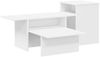 vidaXL Konsolentisch Weiß 91,5 x 35 x 38,5 cm Holzwerkstoff 891160 Bild 2