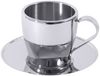Contacto Espressotasse, Edelstahl, Mokkatasse mit Untertasse, 80 ml, doppelwandig Bild 3