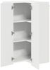 vidaXL Wand-Eckschrank PORTO Weiß 57 x 57 x 100 cm Holzwerkstoff 885515 Bild 5