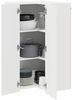 vidaXL Wand-Eckschrank PORTO Weiß 57 x 57 x 100 cm Holzwerkstoff 885515 Bild 3