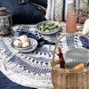 CEPEWA Picknickkorb großer Flechtkorb mit Kühlfach und Tischfunktion Bild 2