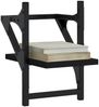 vidaXL Wandregale mit Stangen 2 Stk. Schwarz 20x25x30 cm 836228 Bild 3