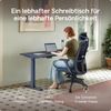 Desktronic HomeOne Elektrisch höhenverstellbarer Schreibtisch 120x60cm Blau/Weiß mit Memory-Funktion, Anti-Kollisions Technologie, USB-A und USB-C-Ladeanschlüssen Bild 2