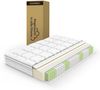 Polsterbett mit USB 140x200 cm,LED Doppelbett mit Lattenrost aus Metallrahmen,Bettgestell aus Leinenmaterial Jugendbett (Mit Matratze) Bild 4