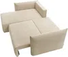 Vente-unique - CARISU Sofa Stoff Beige - B 167 cm x H 89 cm x L 245 cm Bild 3