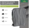 mehr Garten Gartenmöbel-Schutzhülle Premium, Premium Klappsessel-Schutzhülle: 85(B)x15(T)x100(H) cm I 1-2 Stühle Bild 3
