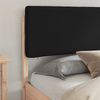 vidaXL Bettgestell mit gepolstertem Kopfteil Schwarz 180 x 200 cm 3398146 Bild 3