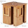 Relaxdays Teebox drehbar aus Bambus Bild 5