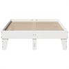 vidaXL Massivholzbett ohne Matratze Weiß 120x190 cm Kiefernholz 855374 Bild 4