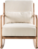 Schaukelsessel SKOVDE Stoff Hellbeige Bild 4