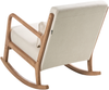 Schaukelsessel SKOVDE Stoff Hellbeige Bild 5