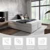 Best for Home Boxspringbett mit Bettkasten Trinity K-5 Bonellfederkern inkl. 7 cm Topper (140x200 160x200 180x200 200x200 cm), mit Lieferung, Aufbau & Entsorgung, TOP- Preis-Leistungs-Verhältnis Bild 3