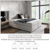 Best for Home Boxspringbett mit Bettkasten Trinity K-5 Bonellfederkern inkl. 7 cm Topper (140x200 160x200 180x200 200x200 cm), mit Lieferung, Aufbau & Entsorgung, TOP- Preis-Leistungs-Verhältnis Bild 4