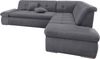 DOMO collection Ecksofa Moric Luxus incl. Zierkissen B/T/H: 273/216/80 cm, XXL, L-Form, bis 140kg pro Sitzplatz belastbar, Ottomanen-Abschluss Bild 2