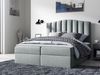 Mirjan24 Boxspringbett Moriba,, Grau, 140x200 cm, Plüsch Bild 2