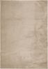 vidaXL Teppich HUARTE Kurzflor Weich und Waschbar Sandfarben 140x200cm 375058 Bild 2