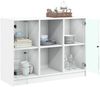 vidaXL Sideboard Weiß 102x37x75,5 cm Holzwerkstoff 3295871 Bild 4