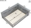 Daybett mit Lattenrost, USB-Anschluss & Staufach, 140x190 cm, Grau, ohne Matratze Bild 3