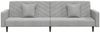 vidaXL Schlafsofa 2-Sitzer mit 2 Kissen Hellgrau Samt 375918 Bild 5