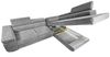 Goldstoff Ecksofa mit Schlaffunktion, Cord Couch für Wohnzimmer - Cord Ecksofa, Cord Sofa VOYAGE 2 Teile, Großer Bettkasten Bild 4