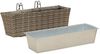 vidaXL Balkon 2 pcs 50 x 17 x 17 cm Metall 42026967 Bild 4