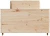 Einzelbetten, Betten für Erwachsene, Massivholzbett ohne Matratze 90x200 Kiefernholz de3500 Bild 4