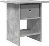 vidaXL Nachttisch Beton Grau 41 x 40 x 45 cm Holzwerkstoff 8000442 Bild 2