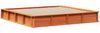 vidaXL Bettrahmen Wachsbraun 200 x 200 cm Massives Kiefernholz 3385705 Bild 4