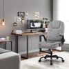 Ergonomischer Bürostuhl 360° Drehstuhl Stoff Grau 150kg 54*52*115 cm Bild 2