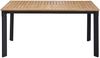 LC Garden »Unicamo« Esstisch matt schwarz/Teak Bild 3
