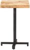 vidaXL Bistrotisch Quadratisch 50x50x75 cm Raues Mangoholz 320262 Bild 2