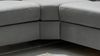 Polipol Ecksofa MONROE Wohnlandschaft Microfaser grau Federkern Bild 4