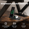 TV-Ständer für 65-Zoll-Fernseher 3-stufiges Entertainment-Center mit LED-Leuchten Rustikal Braun Bild 5
