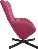vidaXL Eiersessel Weinrot 63 x 73 x 90 cm Samt 42002761 Bild 5