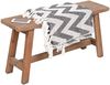 LebensWohnArt Sitzbank Teak Sitzbank GEMO ca. L90cm Natural Recyceltes Holz Bild 3