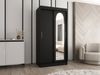 Kleiderschrank Samker 100 cm (Farbe: Schwarz, ohne Schubladen) Bild 2