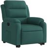 vidaXL Relaxsessel mit Aufstehhilfe Dunkelgrün Stoff 3204986 Bild 3