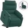 vidaXL Relaxsessel mit Aufstehhilfe Dunkelgrün Stoff 3204986 Bild 2