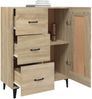 Sideboard Sonoma-Eiche 69,5 x 34 x 90 cm Holzwerkstoff [812234] Bild 5