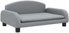 vidaXL Hundebett Hellgrau 70x45x30 cm Stoff Bild 2