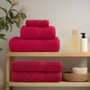 vidaXL Premium-Saunatücher SOLUND 2 Stk. Rot 80x200 cm 600 g/m² 137410 Bild 3