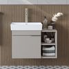 Roomart LYCIA-72 Badmöbel Set– 2-teiliges Badezimmermöbel Set - Waschbecken mit Unterschrank - H 54 x B 38.6 x T 72 cm • Beige Bild 2