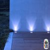 RGB LED Einbaulampe mit Edelstahlabdeckung für Außen VT-7677 Bild 2